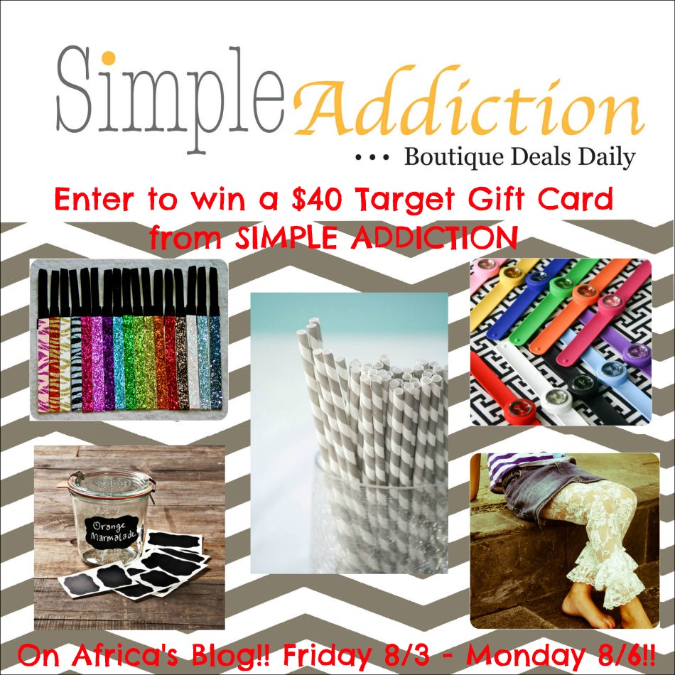 Simple Addiction Target Gift Card Giveaway