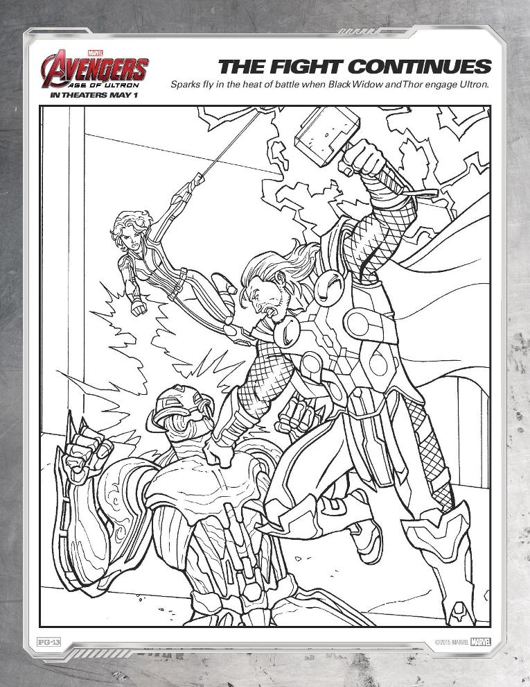 baby avengers coloring pages - photo #39