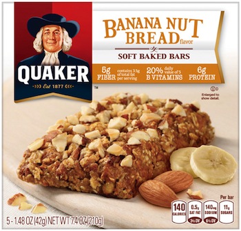 Quaker Soft Baked Bar Banana