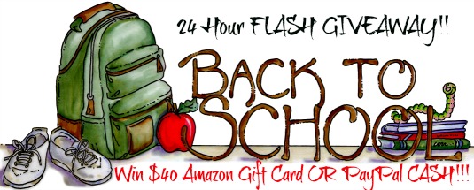 back to school CASH giveaway