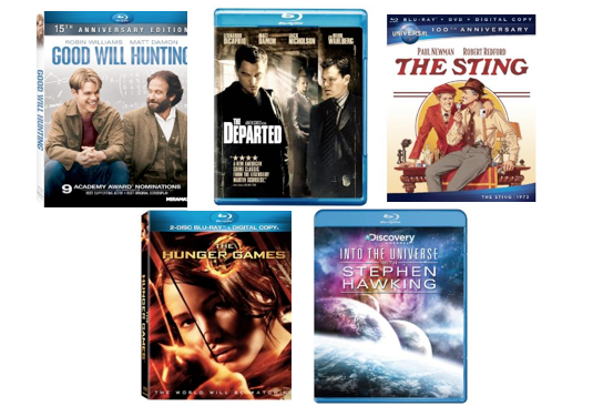 5 Blu Ray-DVDs