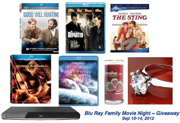 BluRay Family Movie Night Flash Giveaway