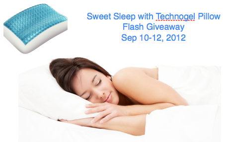 Technogel Pillow flash giveaway