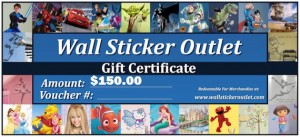 Wall Sticker Outlet $150 giveaway