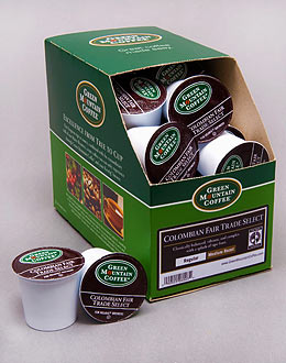 24 Count Box of Green Mountain Columbian Fair Trade Select
