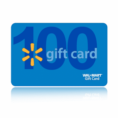 $100 walmart gift card