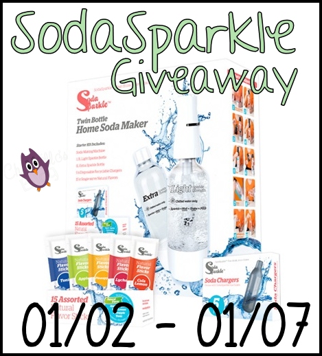 SodaSparkle Giveaway!! (ends 1/7)