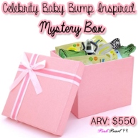 celebrity baby bump inspired mystery box pink