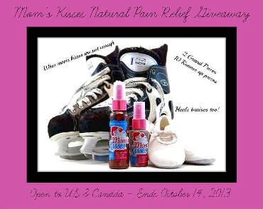 Mom's Kisses Arnica Natural Pain Relief Giveaway