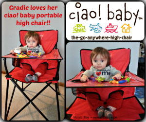 Ciao! Baby Portable High Chair Review & Giveaway