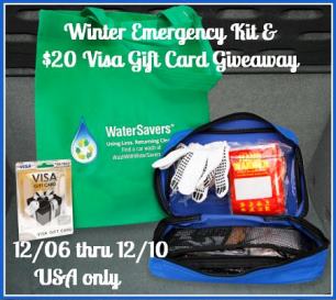 Winter Emergency Road Kit with a $20 Visa Gift Card!