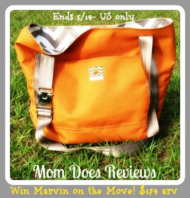 Messy Marvin diaper bag giveaway