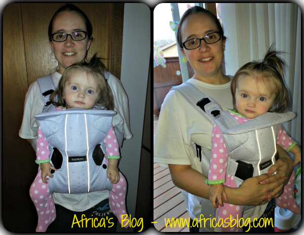 baby carrier silver