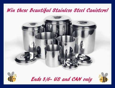 onyx stainless steel canisters