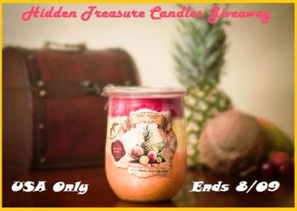 hidden treasure candles giveaway
