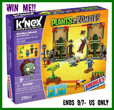 K'Nex - Plants vs Zombies Wild West Skirmish Building Set Giveaway!