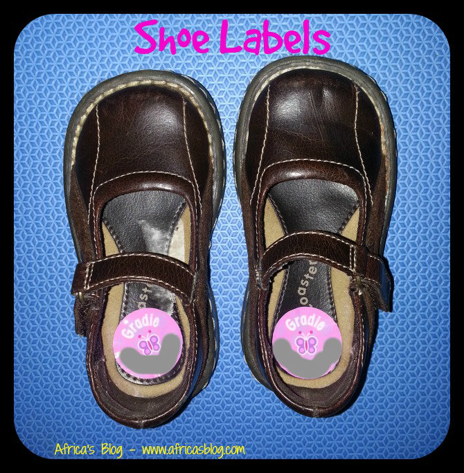 Mabel's Labels Shoe Labels