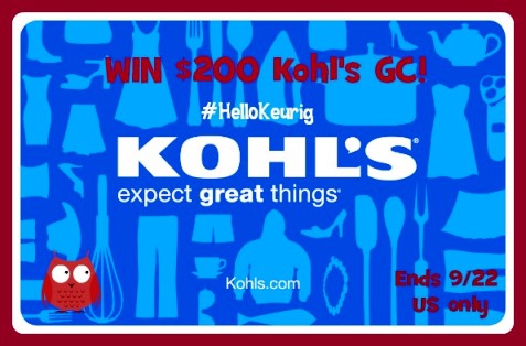 Kohl's Gift Card Giveaway
