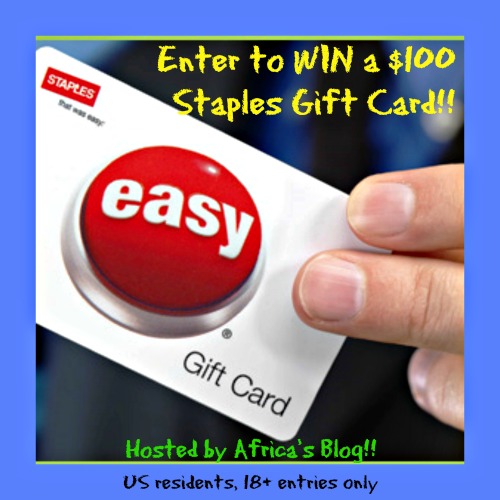 staples $100 gift card giveaway