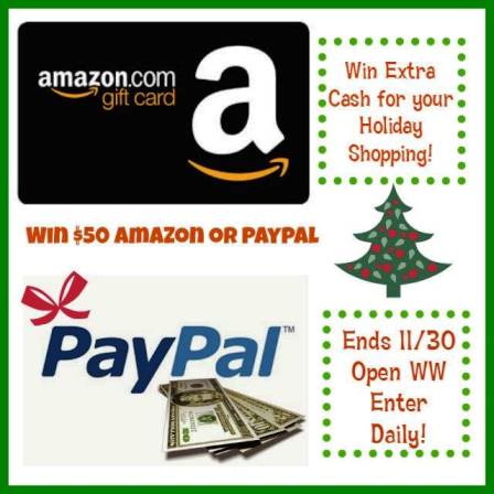 holiday shopping cash giveaway