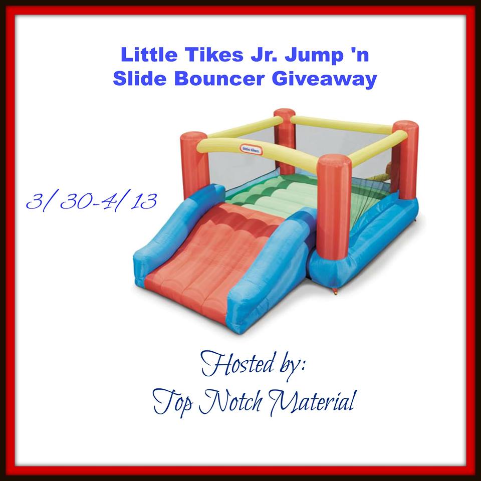 little tikes jump n slide bouncer