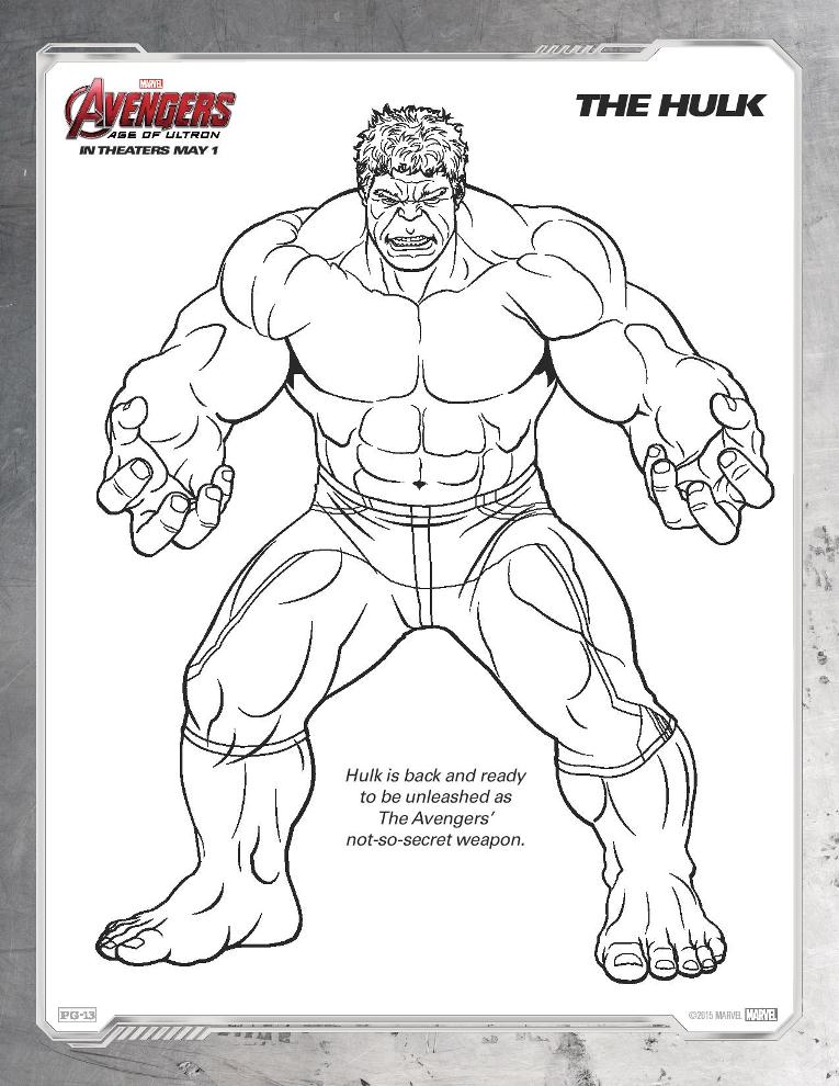avengers age of ultron coloring sheets  get yours now
