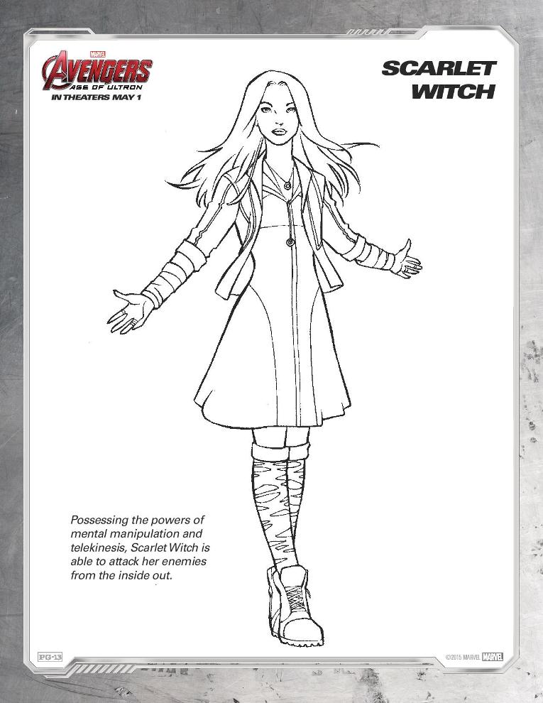 Avengers: Age of Ultron Coloring Sheets - Get yours NOW!! #
