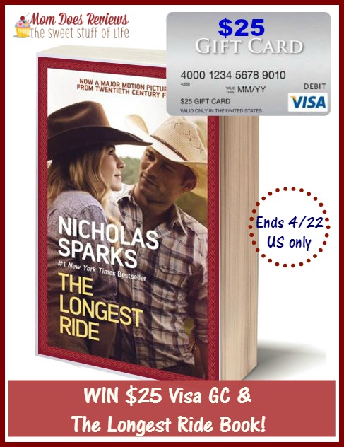 the longest ride book giveaway pic