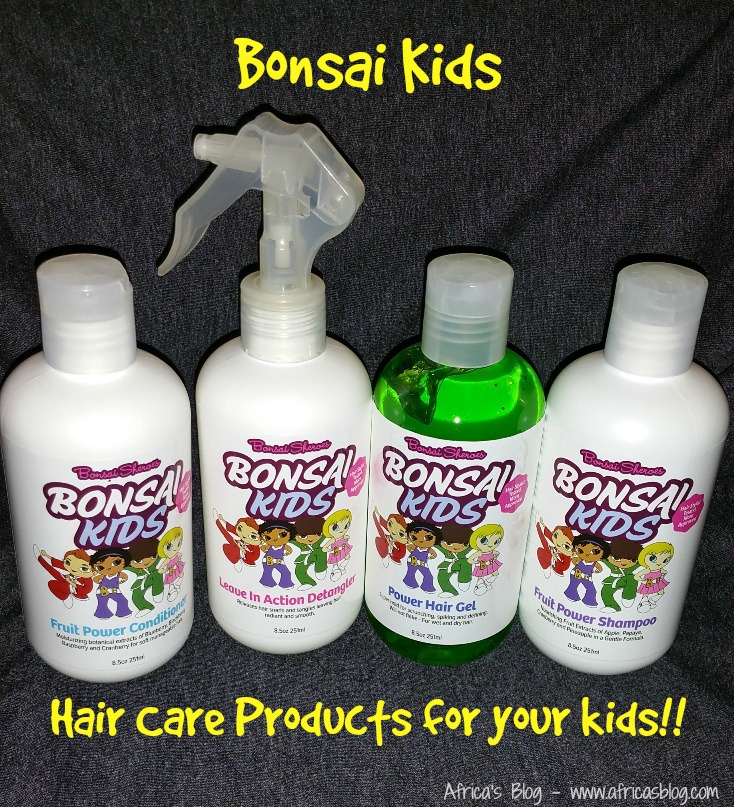 Bonsai Kids Hair Care Products for Kids - Review & Giveaway