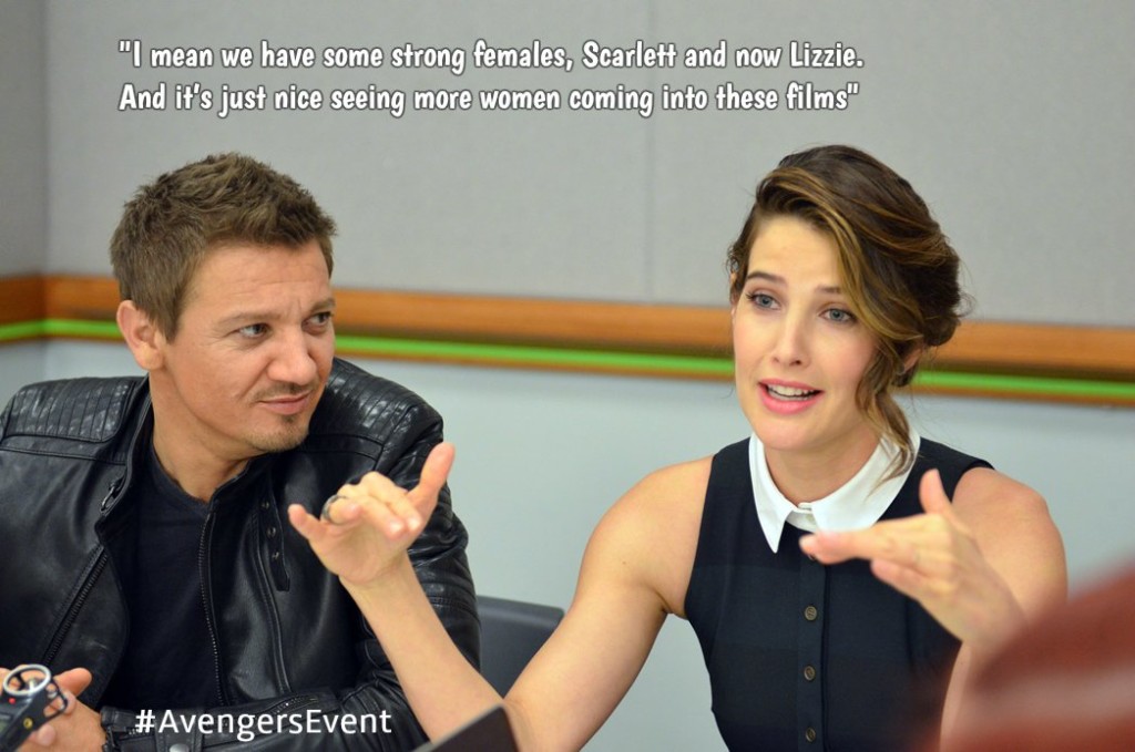 jeremy renner and cobie smulders