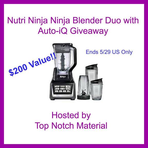Nutri Ninja Blender Duo with auto-IQ Giveaway