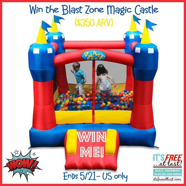 blast zone magic castle bouncy house giveaway