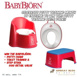 BABYBJÖRN Potty Training prize Package Giveaway