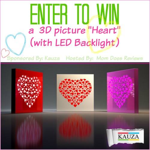 Kauza 3D Picture Light with LED backlight giveaway