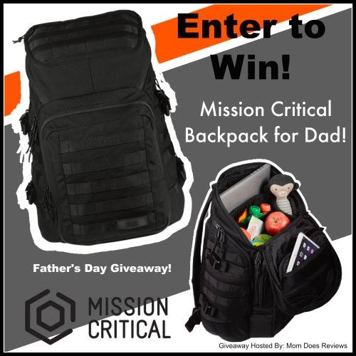 Mission Critical Father's Day Giveaway ‪#‎Backpack‬ ‪#‎MissionCritical‬ ‪