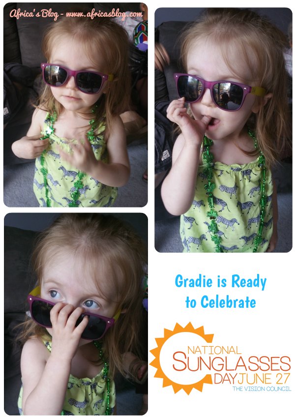 National Sunglasses Day - June 27, 2015 Gradie