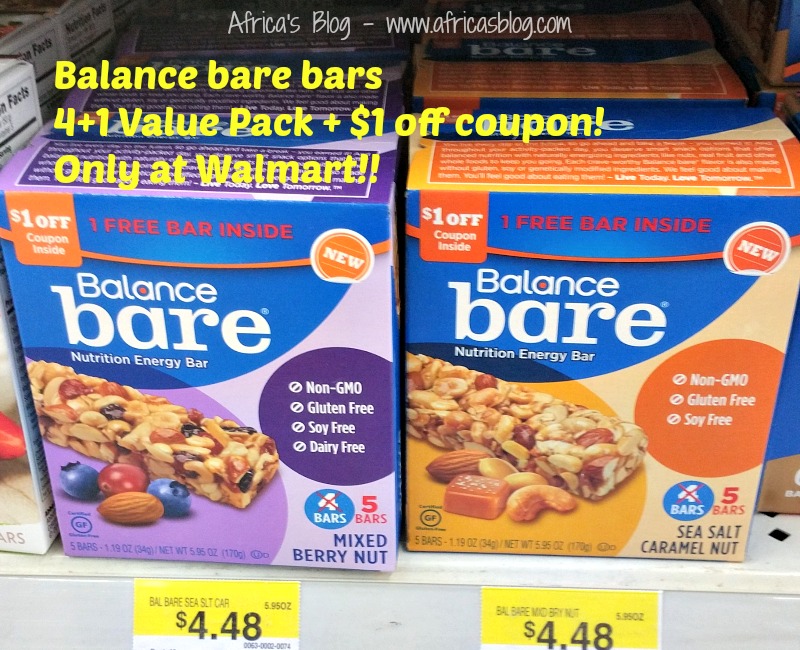 Celebrate Summer with Balance bare bars - available at Walmart