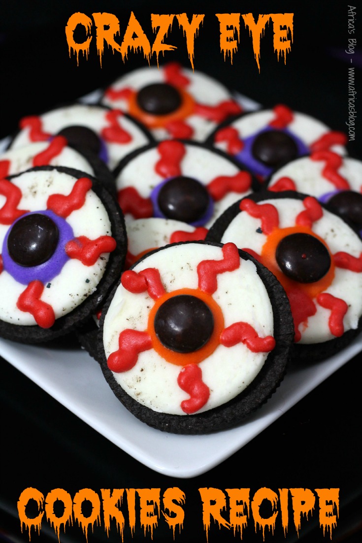 Celebrate Halloween with these Crazy Eye Cookies! #Recipe