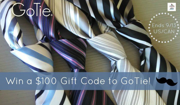 GoTie $100 Gift Code Giveaway