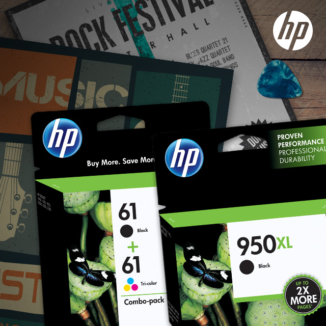 Get all your printing needs covered with this HP Ink Offer!!