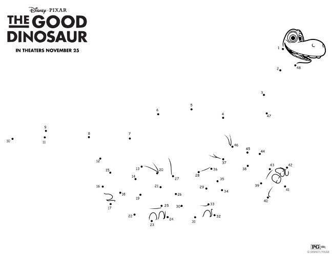 The Good Dinosaur Join the Dots