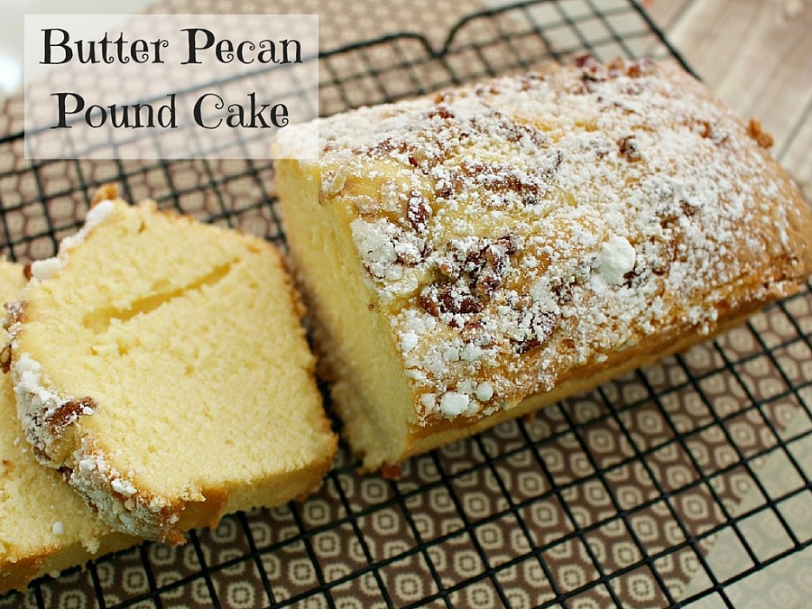 Butter Pecan Pound Cake #12Daysof Thanksgiving Recipes & Crafts