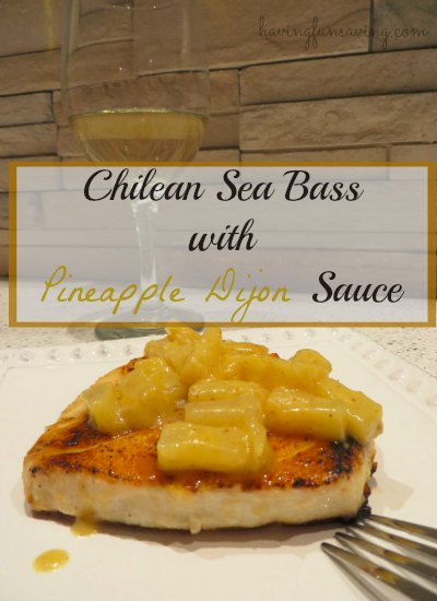 Chilean Sea Bass Recipe with Pineapple Dijon Sauce