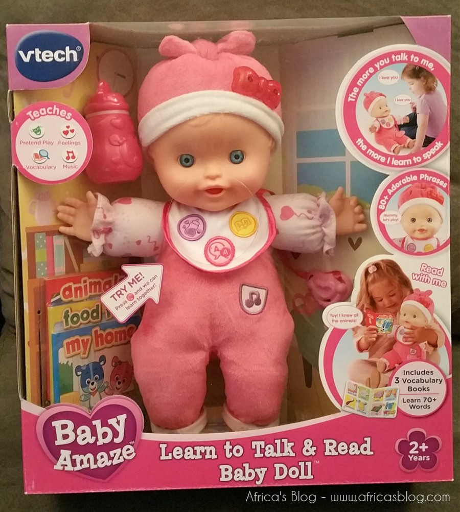vtech baby amaze learn to talk and read baby doll