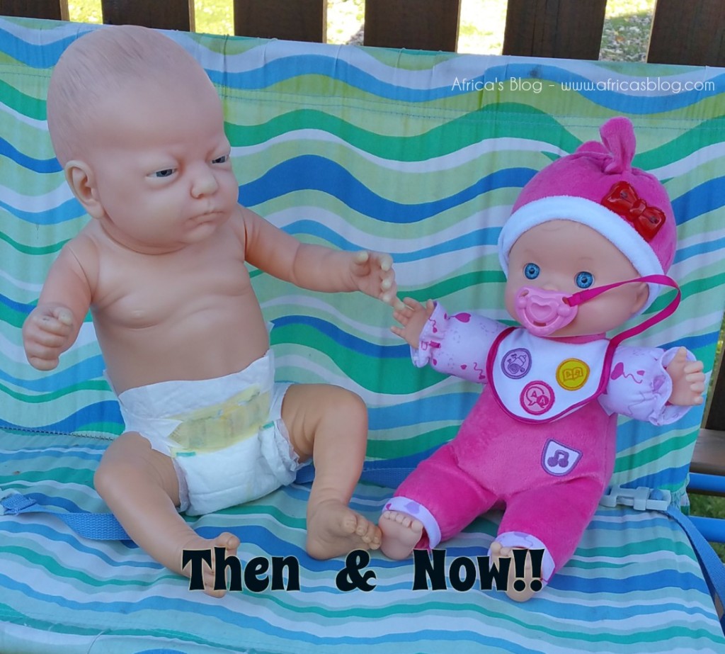 Vtech Baby Amaze Baby Doll then and now
