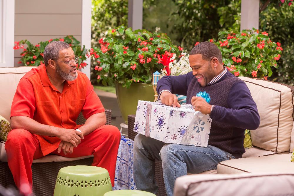 Photo Credit: (ABC/Ron Batzdorff) Pictured (L-R): LAURENCE FISHBURNE, ANTHONY ANDERSON