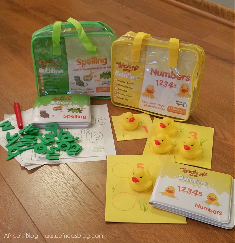 Teach My Baby and Preschooler Bathtime Learning Kits