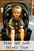 Five Car Seat Safety Tips