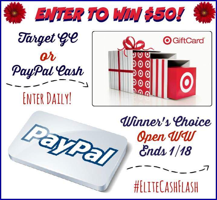 Winners Choice - $50 Cash or Target GC #Giveaway!!
