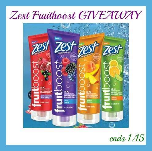 Zest Fruitboost Prize Package Giveaway